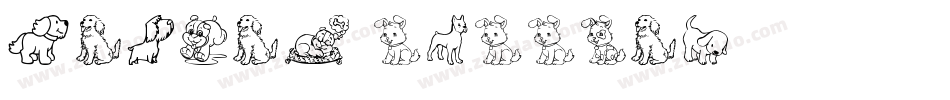 Tender Puppies字体转换